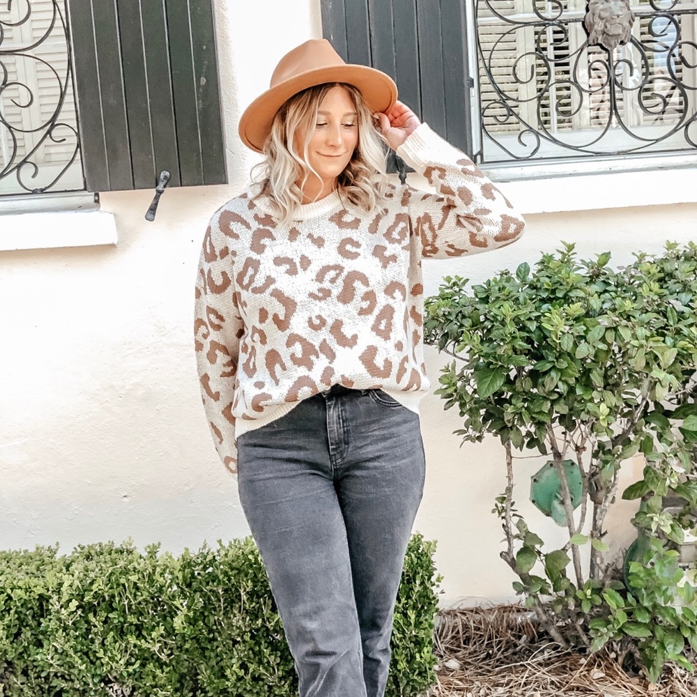 Leopard Print Sweater